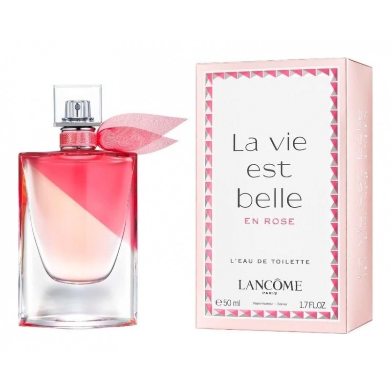 Lancome La Vie est Belle en Rose Набор для женщин 50 ml ( 50 EDT  + пляжная сумка )