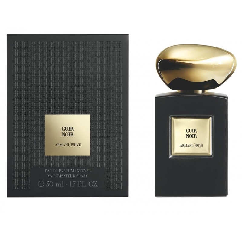 Giorgio Armani Prive Cuir Noir