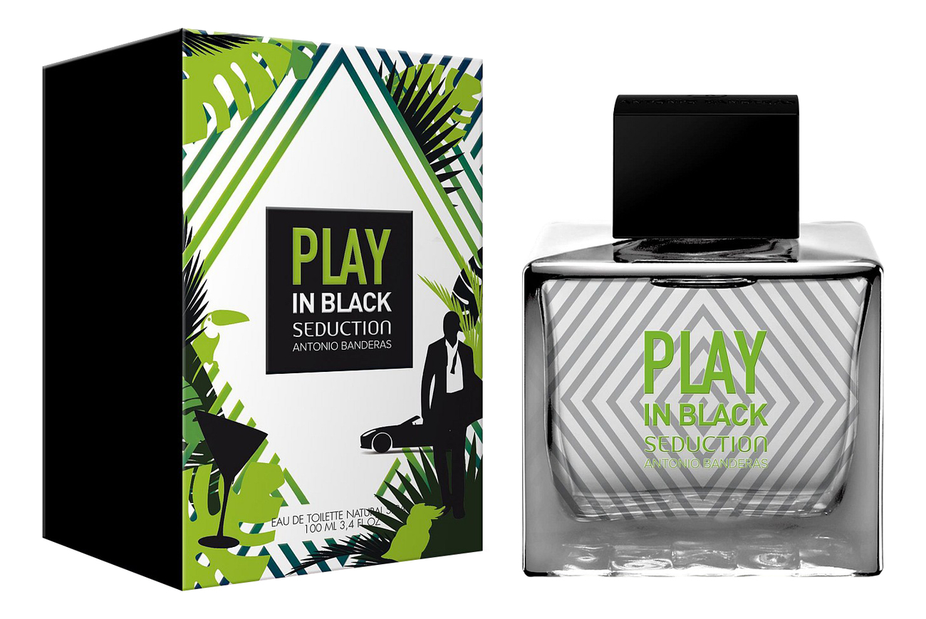 Antonio Banderas Play In Black Seduction for Men