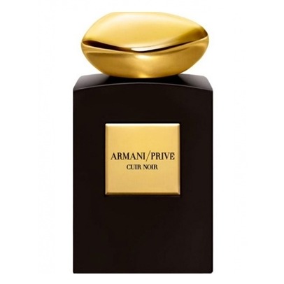 Giorgio Armani Prive Cuir Noir