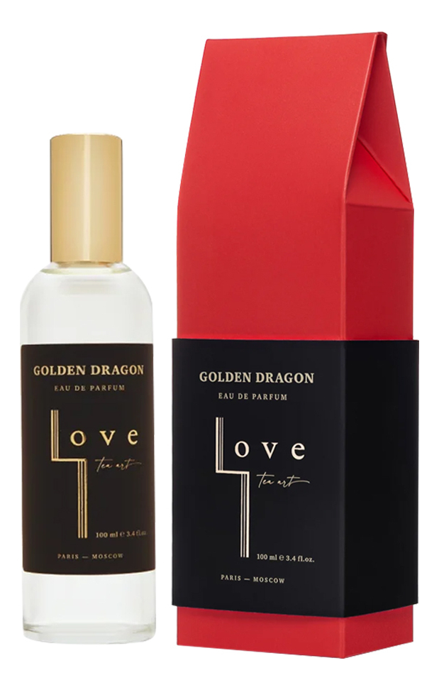 Love Tea Art Golden Dragon