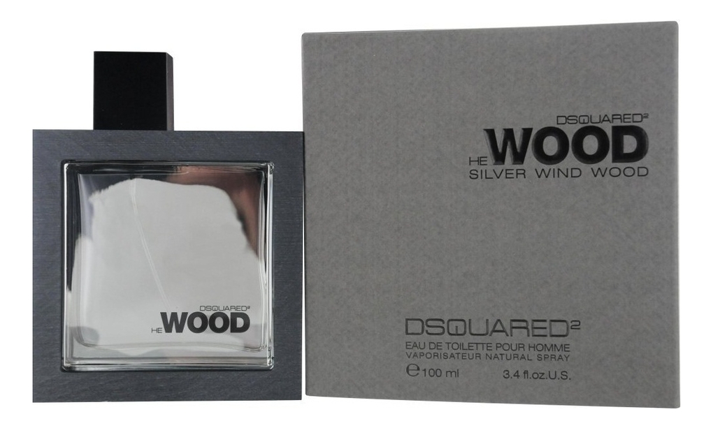 DSQUARED2 He Wood Silver Wind Wood Туалетная вода для мужчин 100 ml